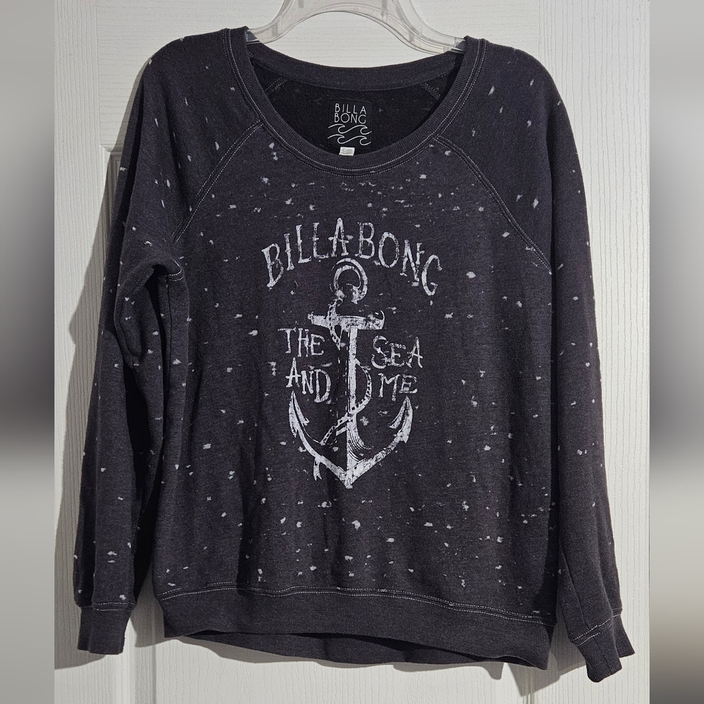 Billabong Black Graphic Sweatshirt DARK GRAY